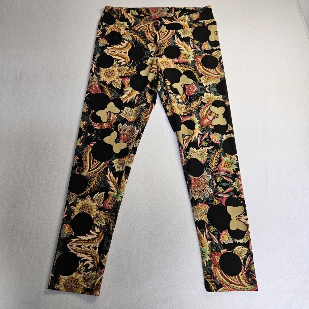 Lularoe Tall & Curvy Disney Minnie Patterned Leggings One Size